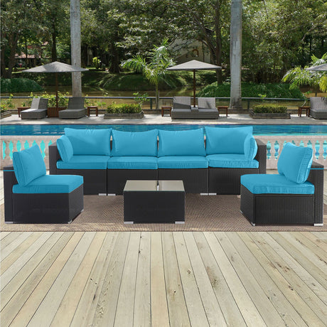 Outdoor Deep Seat Cushions For Patio Furniture Replacement, Cushion Set For Sectionals