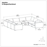 Jasmine - Handcrafted Sectional Sofa