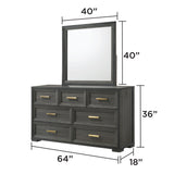 Colorado - Bedroom Set With Upholstered LED Headboard