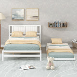 Platform Bed With Adjustable Trundle