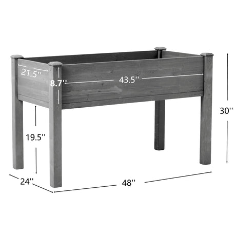 Elevated Raised Garden Bed For Outdoor