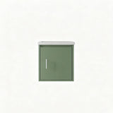 Floating Bathroom Vanity Combo, Wall Mounted Cabinet With Sink & Soft Close Doors For Small Bathrooms