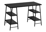 Computer Desk For Home Office, Storage Shelves, Industrial Design