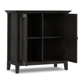 Amherst - 2 Door Storage Cabinet & Adjustable Shelving - Brown
