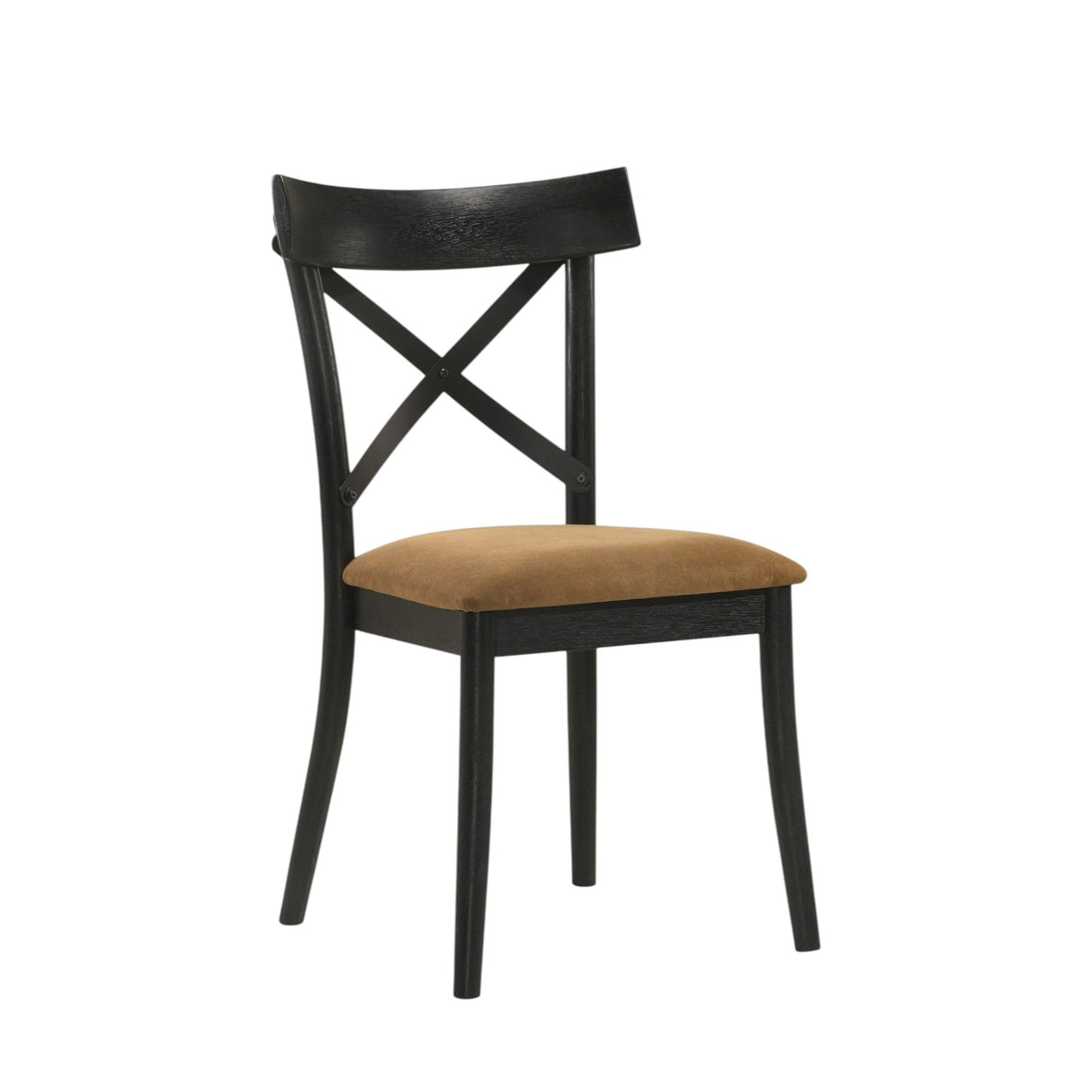 Hillary - Side Chair (Set of 2) - Black / Brown