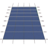 Inground Rectangle Winter Safety Pool Cover, Solid Safety