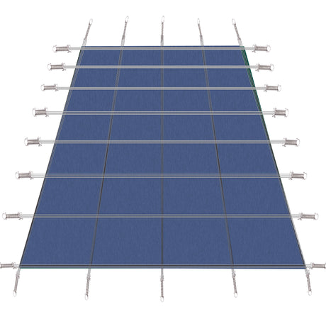 Inground Rectangle Winter Safety Pool Cover, Solid Safety
