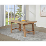 Extension Leaf Dining Table With Removable Leaf - Natural
