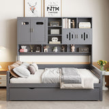 Daybed & All-In-One Cabinet And Shelf