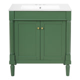 Bathroom Vanity Cabinet With Sink, Soft Close Doors, Storage Cabinet