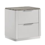 Jazz - 2 Drawer Nightstand - White