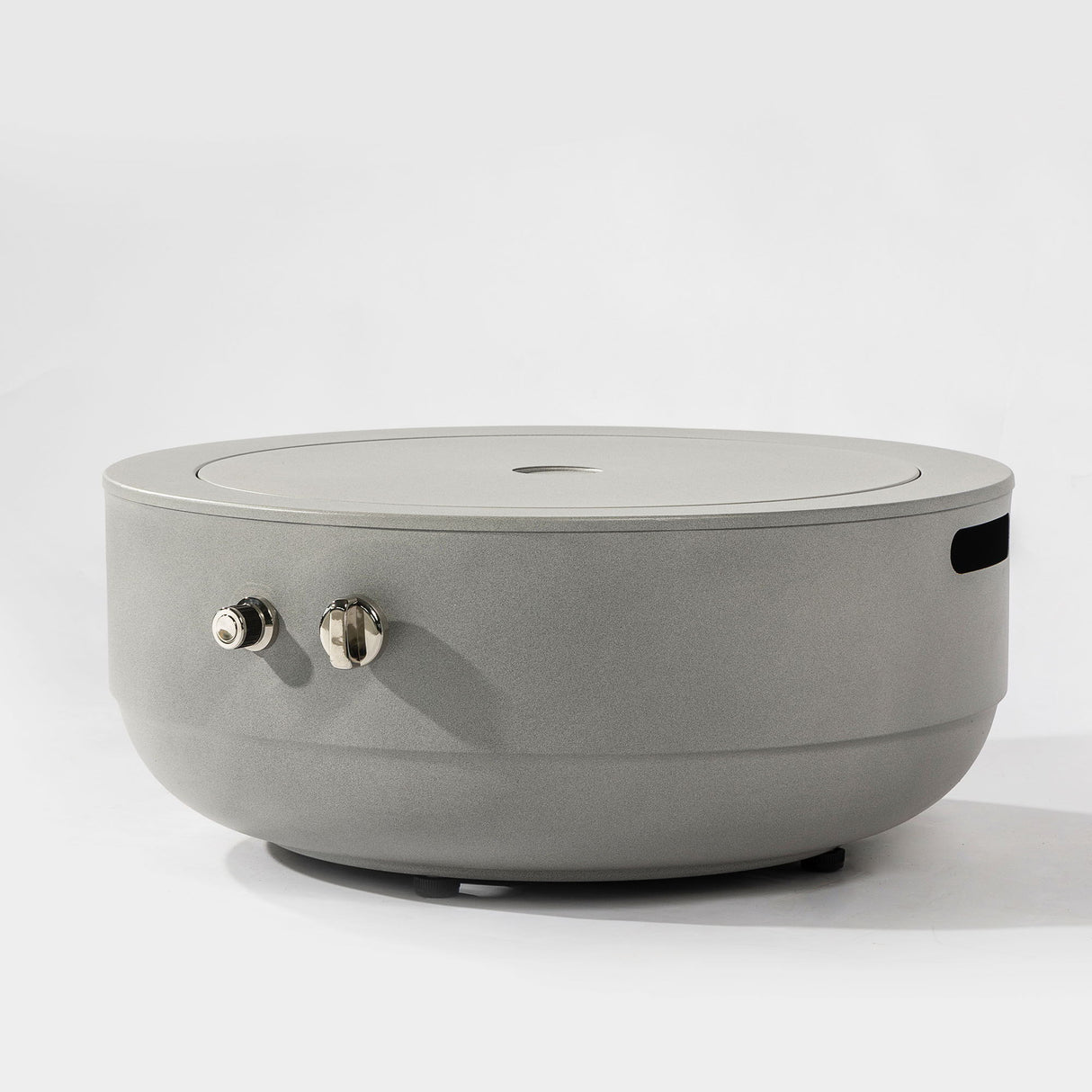 Propane Gas Fire Pit Bowl, 40000 Btu, Round For Outside - Gray