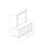 Star - Dresser - White