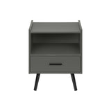 Modern Accent Table With Storage Drawer