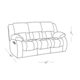 Stonic - Reclining Sofa Modern Design