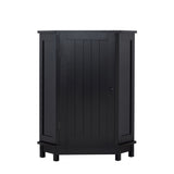 Bathroom Cabinet Triangle Corner Storage Cabinet With Adjustable Shelf Modern Style