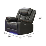 Challenger - LED Power Recliner Chair