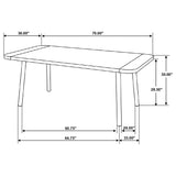 Governess - Rectangular Dining Table - Natural