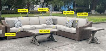 Revare Beach Curve Back Cushion - PA790-013