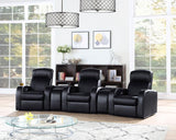 Cyrus 5-piece Upholstered Home Theater Seating - 600001-S3A