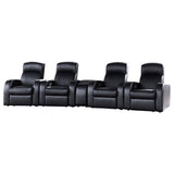 Cyrus 5-piece Upholstered Home Theater Seating - 600001-S4B