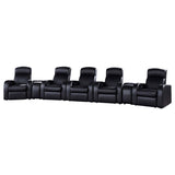 Cyrus 7-piece Upholstered Home Theater Seating - 600001-S5B