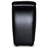 Cyrus Upholstered Home Theater Storage Wedge Console Black - 600002