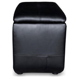 Cyrus Upholstered Home Theater Storage Wedge Console Black - 600002
