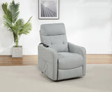 Dayes Upholstered Power Lift Recliner Chair Light Grey - 600130P