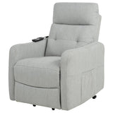 Dayes Upholstered Power Lift Recliner Chair Light Grey - 600130P