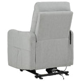 Dayes Upholstered Power Lift Recliner Chair Light Grey - 600130P