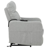 Dayes Upholstered Power Lift Recliner Chair Light Grey - 600130P
