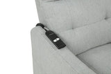 Dayes Upholstered Power Lift Recliner Chair Light Grey - 600130P