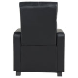 Toohey Upholstered Tufted Recliner Living Room Set Black - 600181-S4B