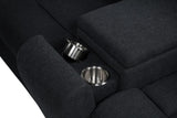 Hagen Upholstered Power Reclining Sectional Sofa Steel Grey - 600500P