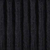 Jacana Corduroy Upholstered Dual Power Chaise Sofa Black - 600537P