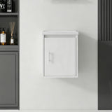Floating Bathroom Vanity Combo, Wall Mounted Cabinet With Sink & Soft Close Doors For Small Bathrooms