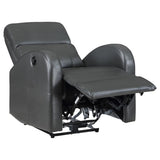 Grant Upholstered Power Recliner Chair Grey - 601499P