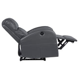 Grant Upholstered Power Recliner Chair Grey - 601499P