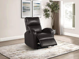 Grant Upholstered Power Recliner Chair Brown - 601500P