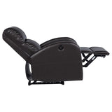 Grant Upholstered Power Recliner Chair Brown - 601500P