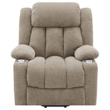 Houston Upholstered Power Lift Recliner Chair Camel - 602274P