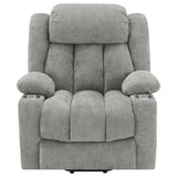 Houston Upholstered Power Lift Recliner Grey - 602284P