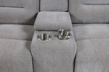 Gilson 2-piece Chenille Upholstered Reclining Sofa Set Grey - 602551-S2