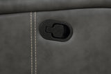 Raelynn Upholstered Track Arm Motion Sofa Grey - 603191