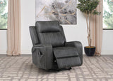 Raelynn Upholstered Power Lift Recliner Chair Grey - 603194P