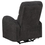 Grant Fabric Upholstered Power Recliner Chair Charcoal Grey - 603293P