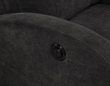 Grant Fabric Upholstered Power Recliner Chair Charcoal Grey - 603293P