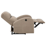 Grant Fabric Upholstered Power Recliner Chair Camel - 603303P