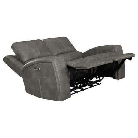 Brickston Triple Power Reclining Loveseat Charcoal - 603432PPP